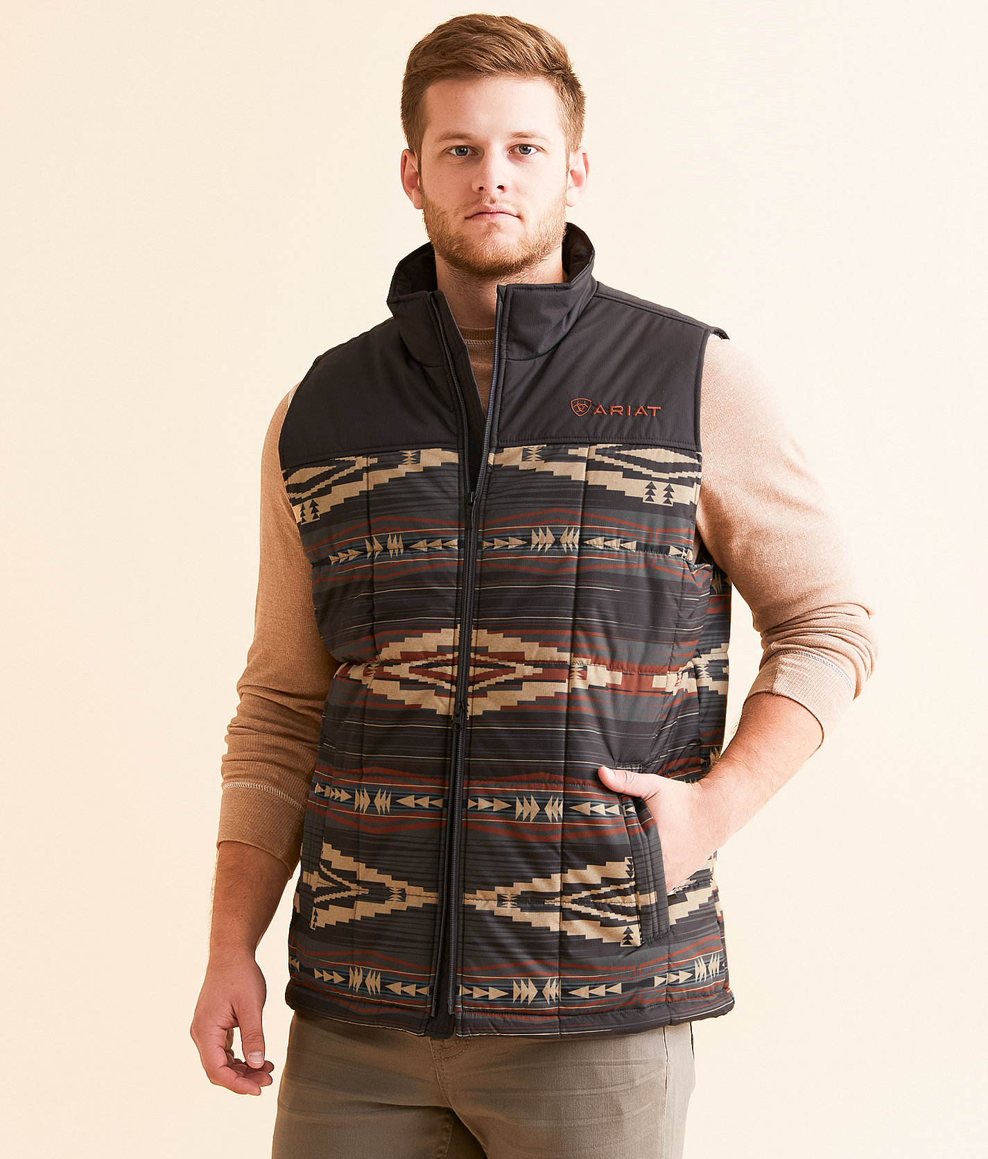 Ariat Crius Insulated Vest - Men's Coats & Jackets in Cornstalk