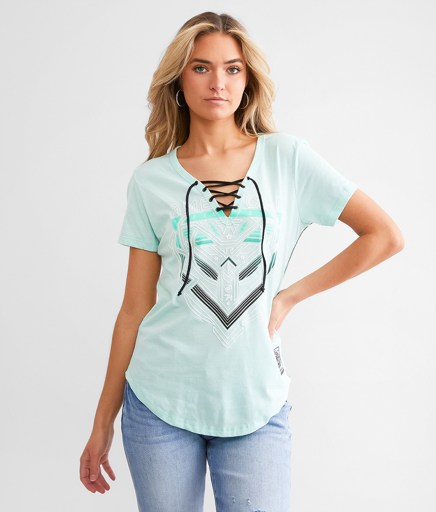 American Fighter Blakeley T-Shirt - Women's T-Shirts in Brook Mint