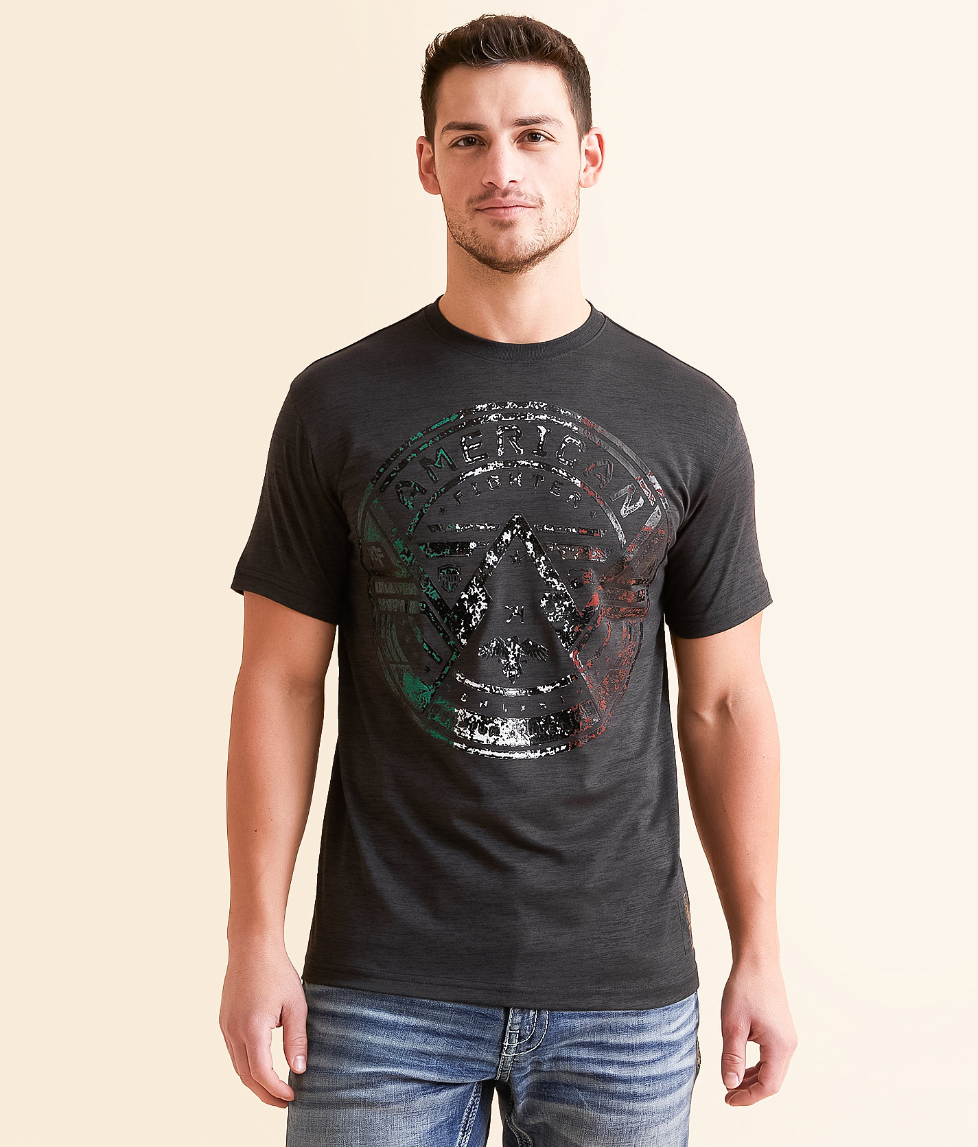 American Fighter Bonfield T-Shirt - Men's T-Shirts in Pitch Black