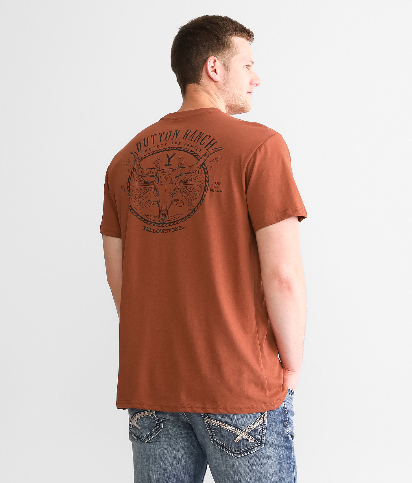 Yellowstone™ Dutton Ranch T-Shirt - Men's T-Shirts in Arabian Spice