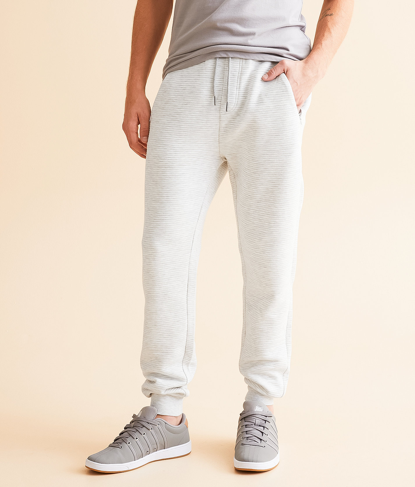 BKE Bartram Jogger - Men's Sweatpants in Oat Heather