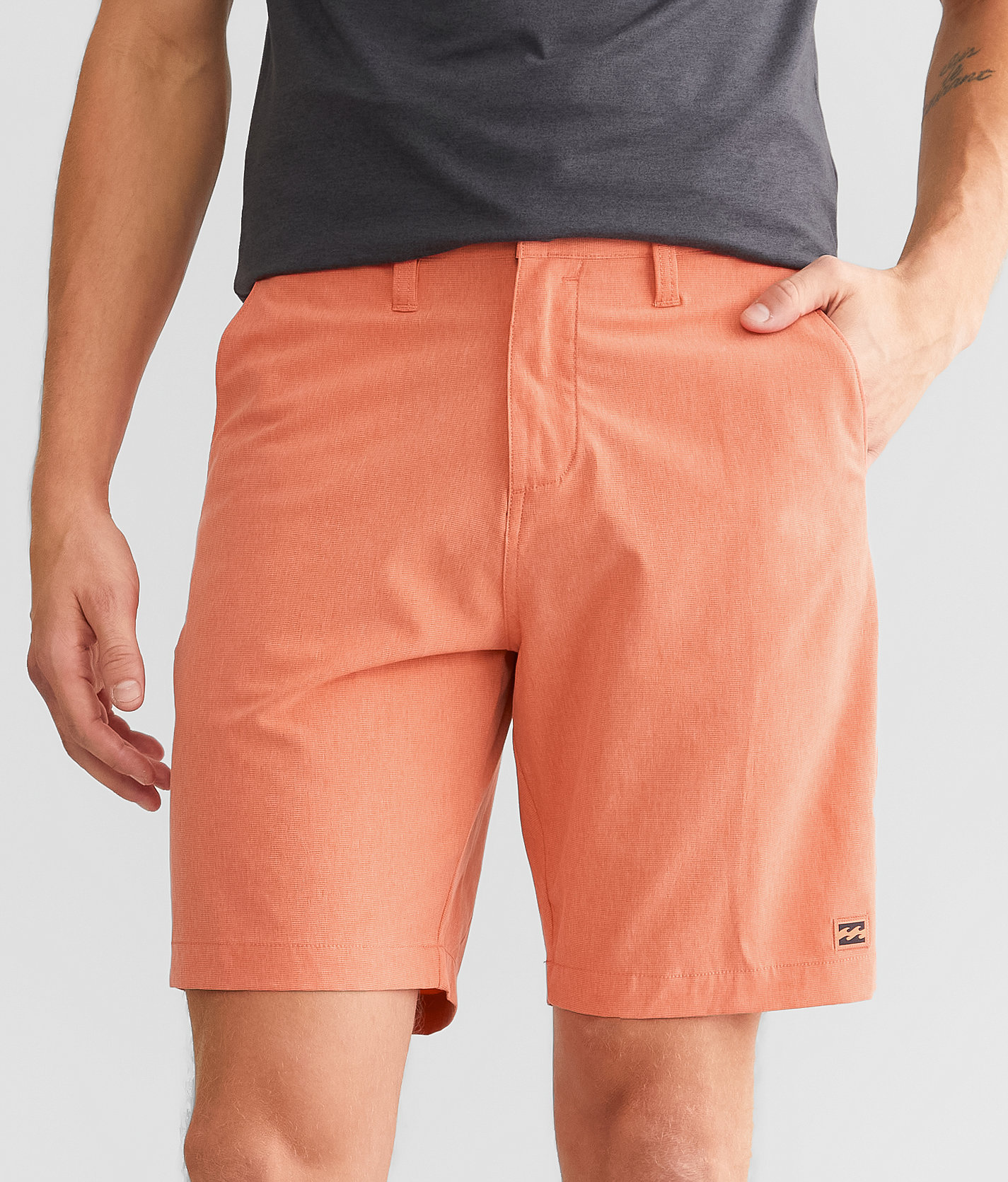 Billabong Crossfire Hybrid Stretch Walkshort - Men's Shorts in Poppy