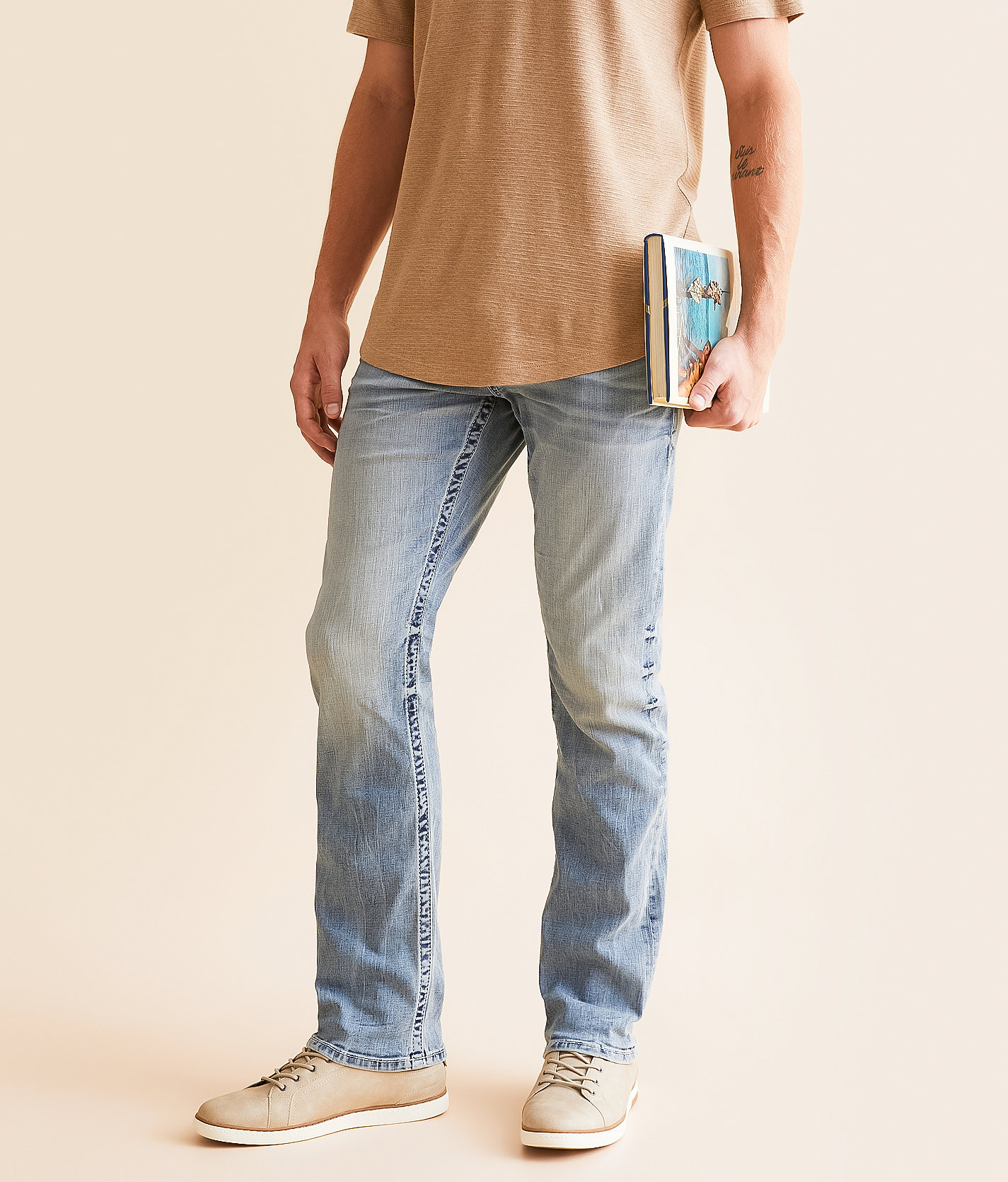 BKE Alec Straight Stretch Jean - Men's Jeans in Pope