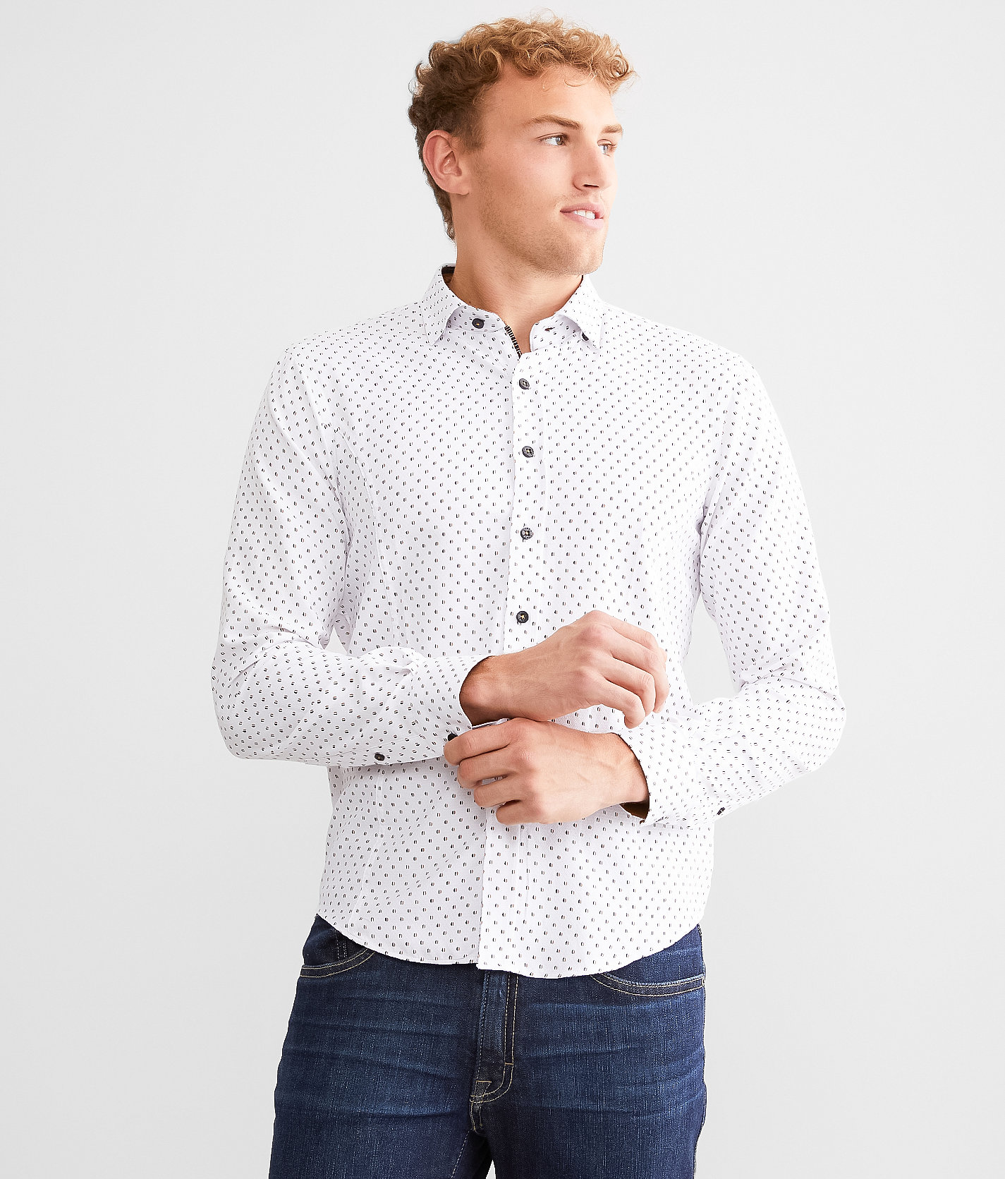 Eight X Two Tone Shirt - Men's Shirts in White