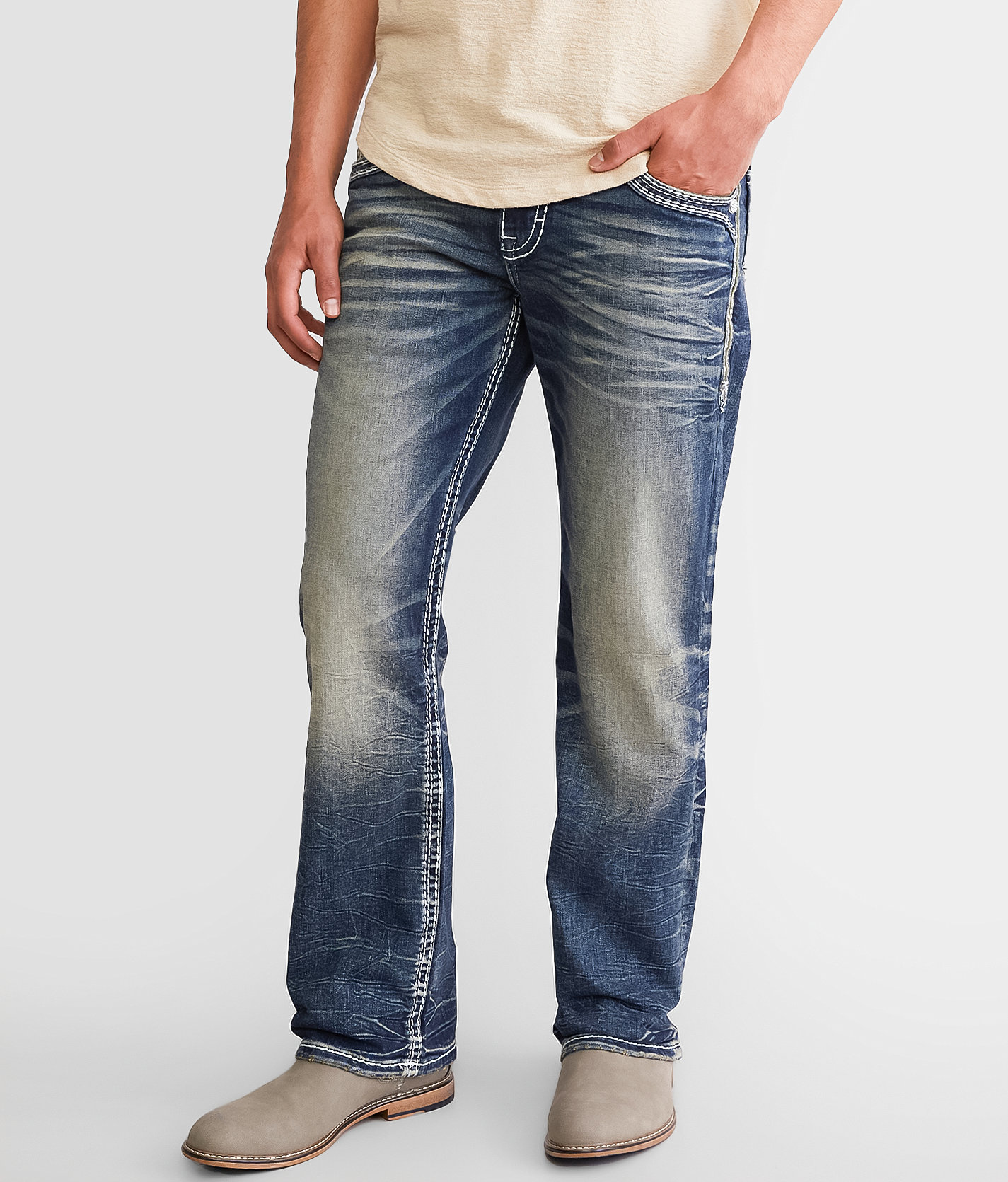 Rock Revival Keely Boot Stretch Jean - Men's Jeans in Keely B200