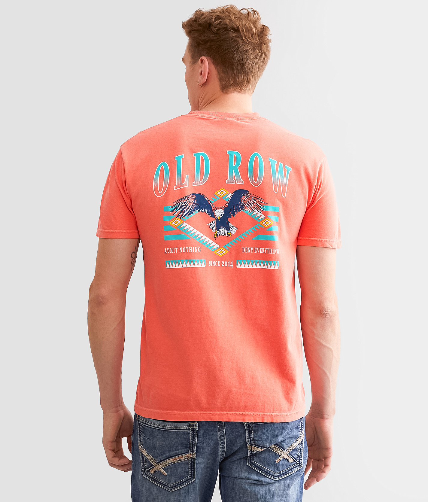 Old Row The Bald Eagle T-Shirt - Men's T-Shirts in Bright Salmon
