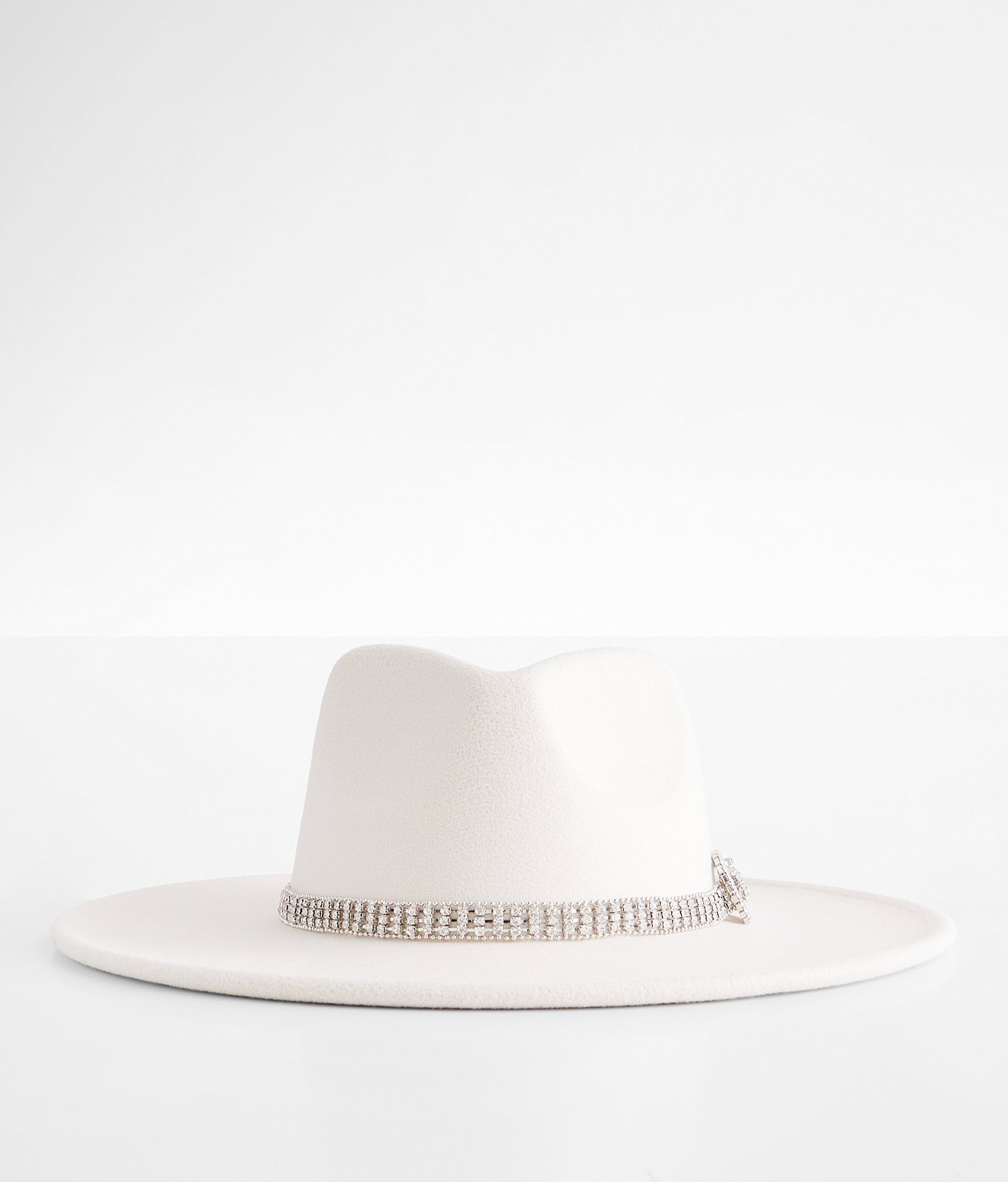 Fame Accessories Glitz Panama Hat - Women's Hats in Ivory