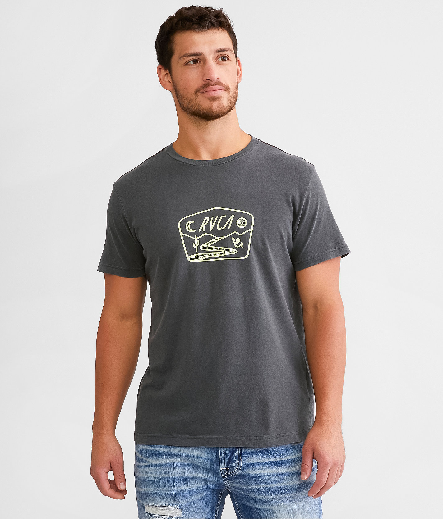 RVCA Borrego T-Shirt - Men's T-Shirts in Pirate Black
