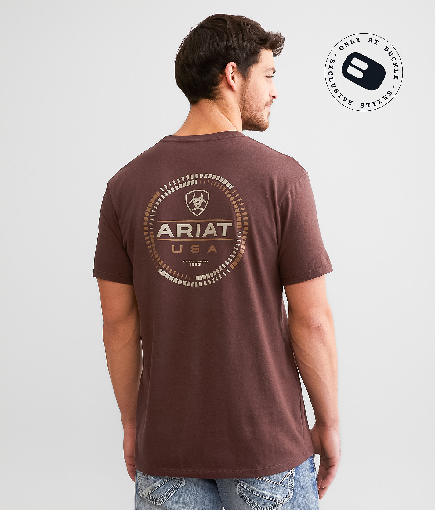 Ariat Full Circle V2 T-Shirt - Men's T-Shirts in Puce