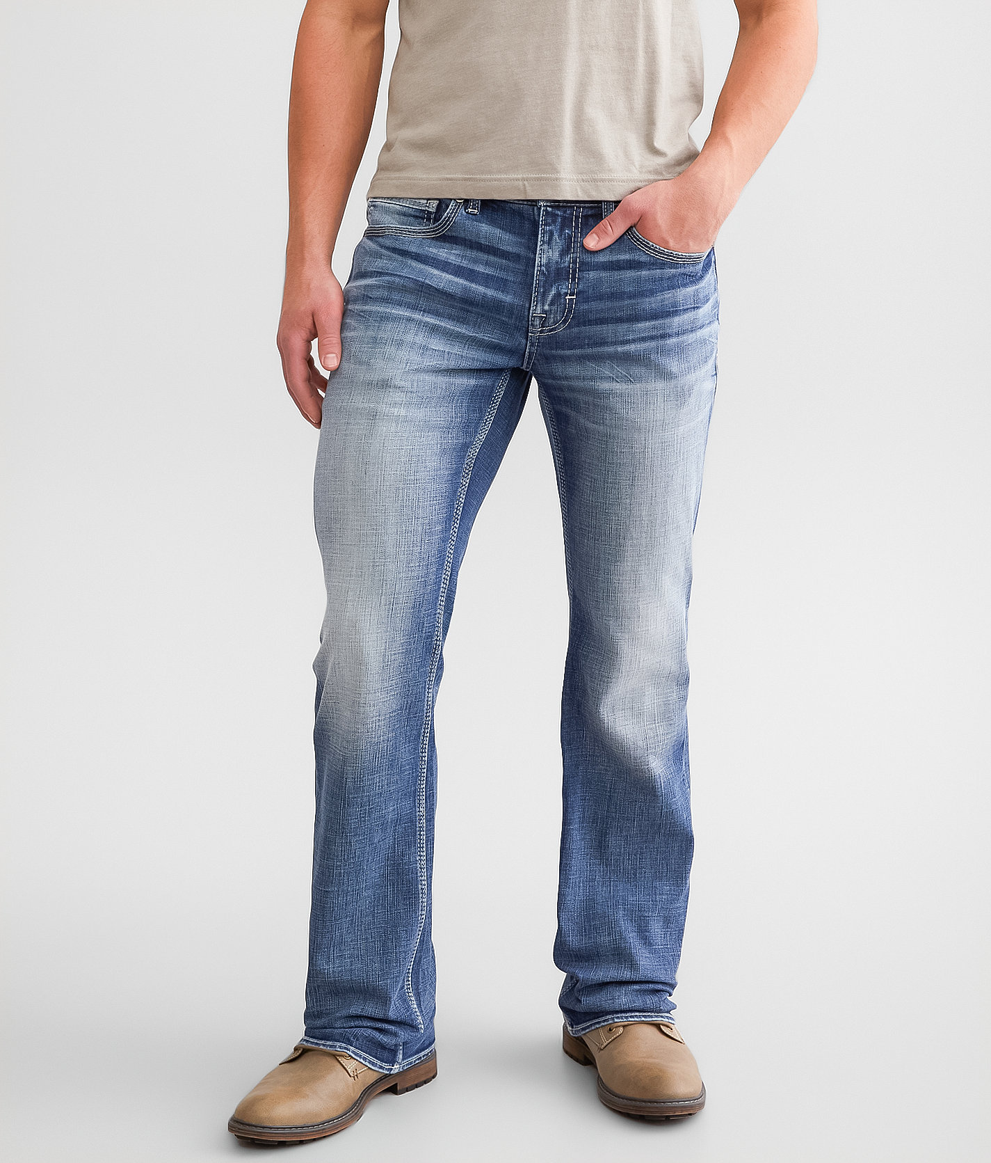 BKE Aiden Boot Stretch Jean - Men's Jeans in Klotz