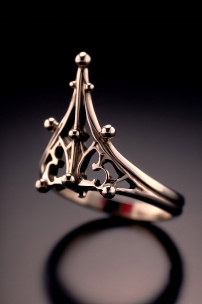 Spirescape Ring [Champagne Gold]