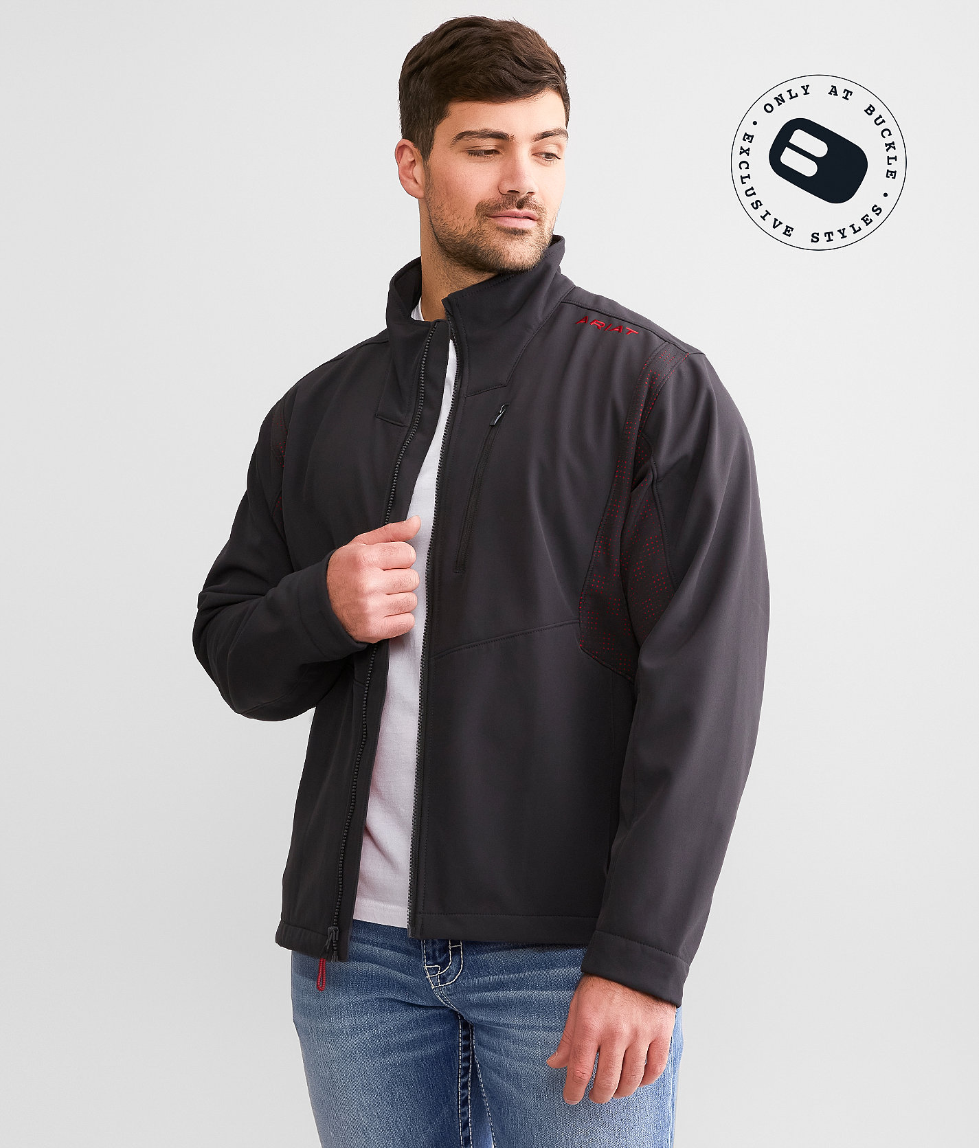 Ariat Americana Softshell Jacket - Men's Coats & Jackets in Phantom