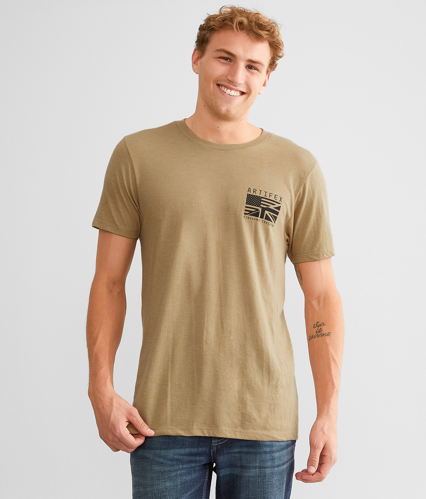 Howitzer Artifex Training T-Shirt - Men's T-Shirts in Khaki Heather