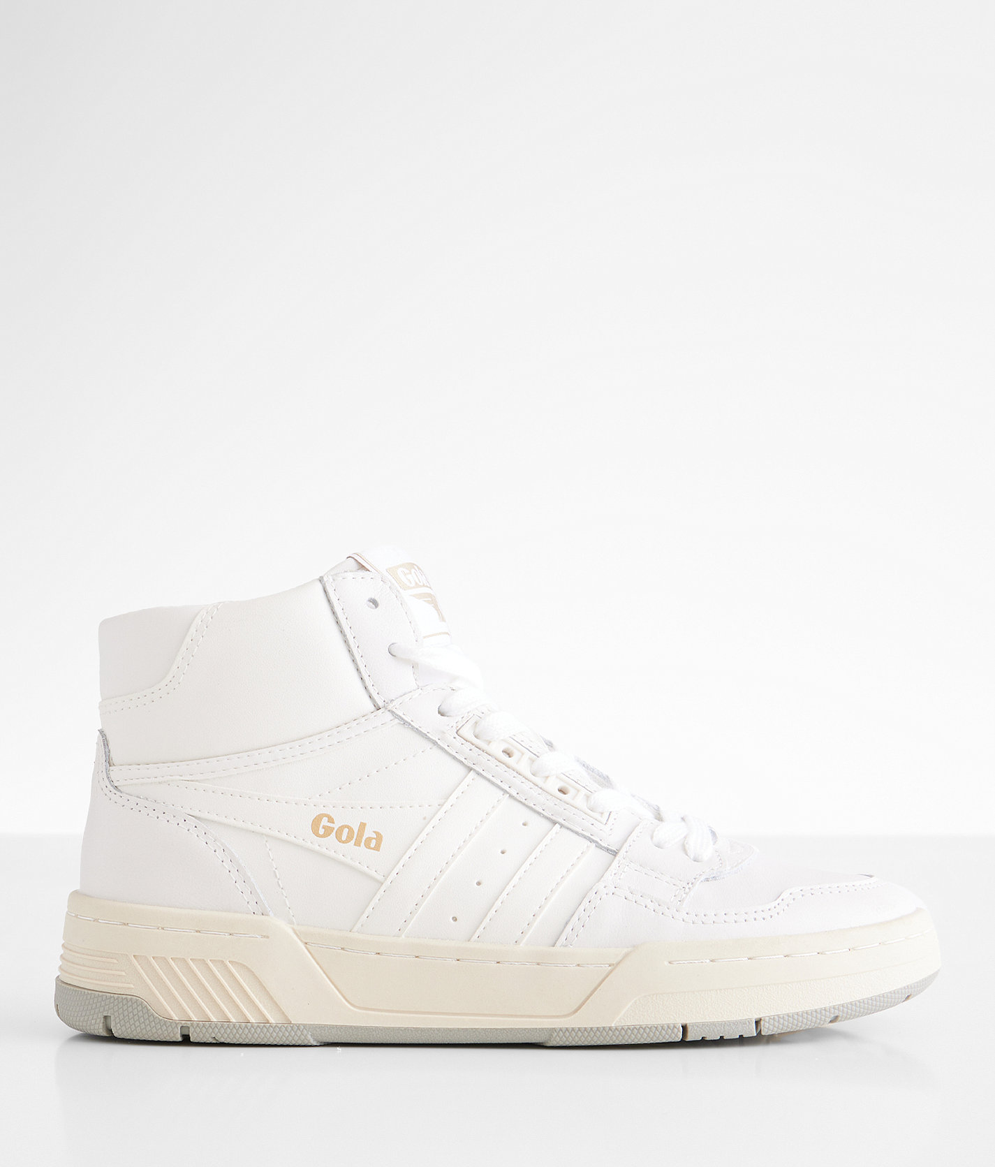 Gola® Challenge Hi Leather Sneaker - Women's Shoes in White White White