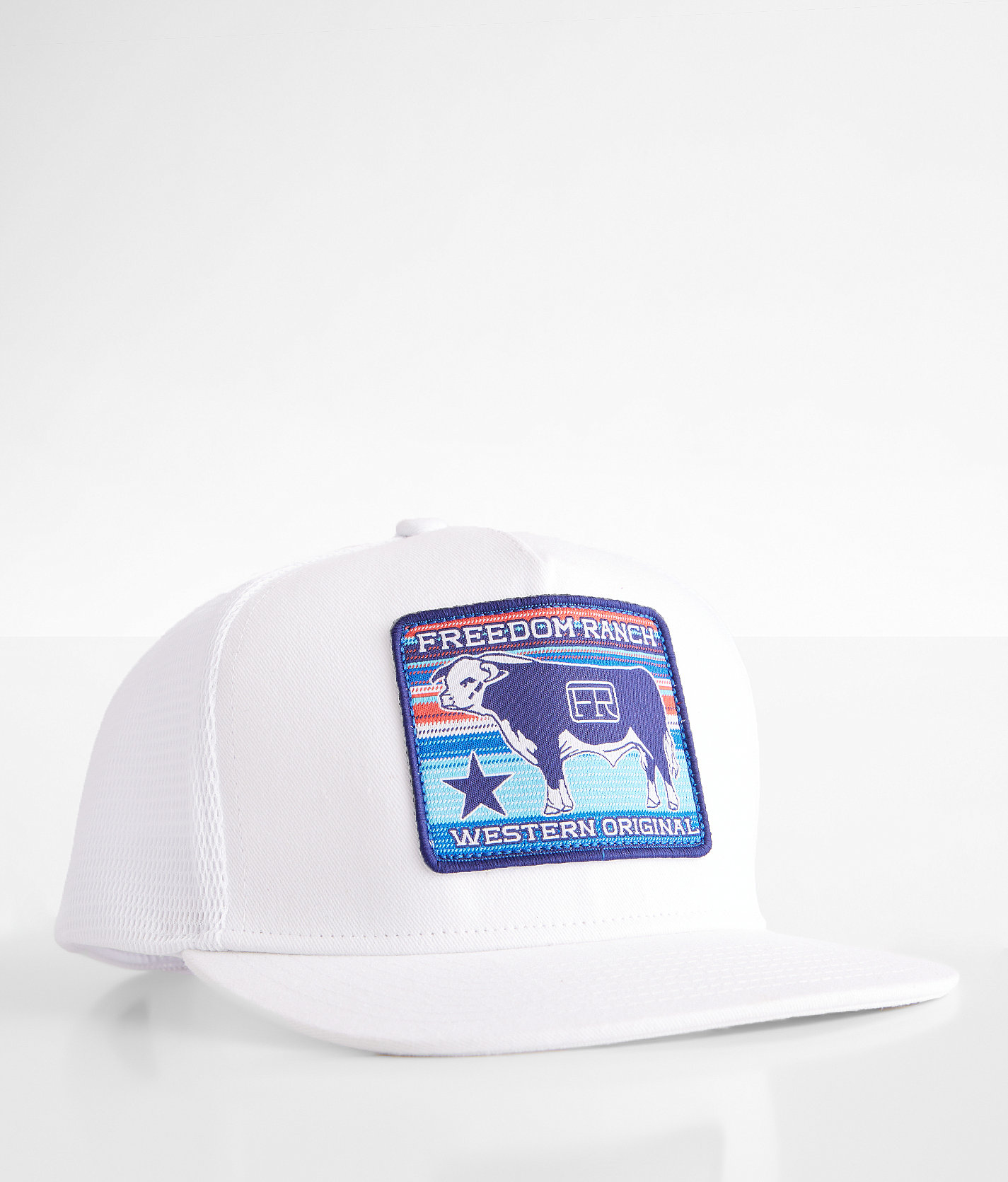 Freedom Ranch Western Original Trucker Hat - Men's Hats in White