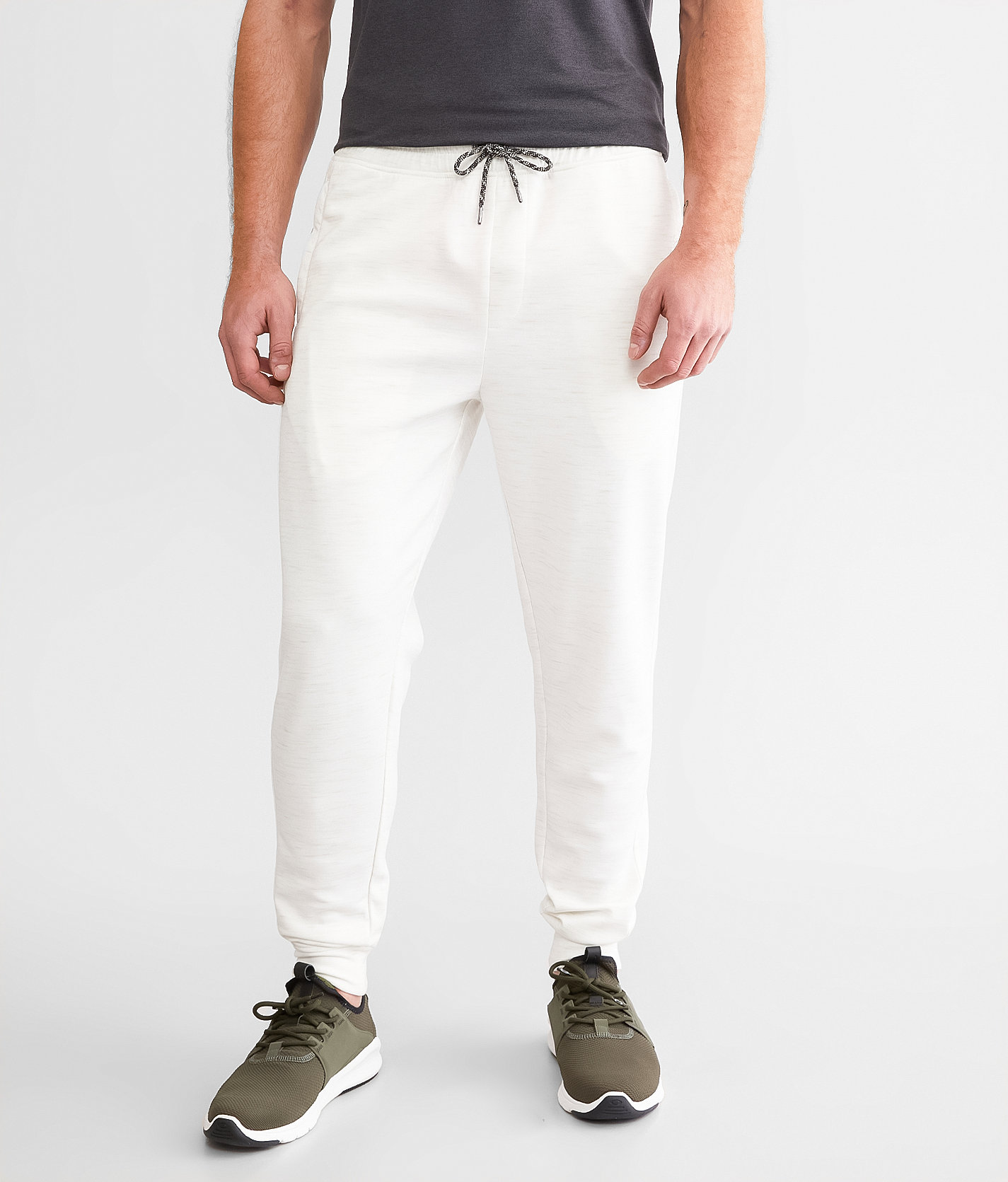 Departwest Interlock Jogger - Men's Activewear in White