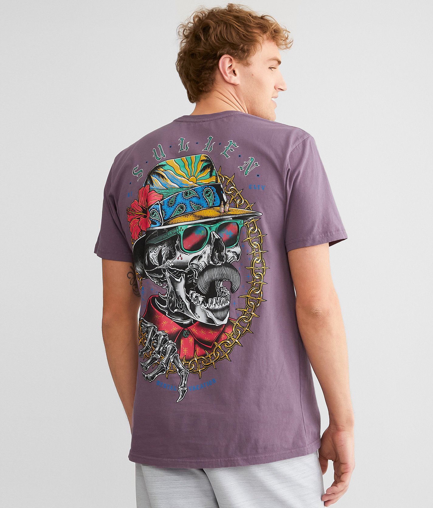 Sullen Sonando T-Shirt - Men's T-Shirts in Arctic Dusk