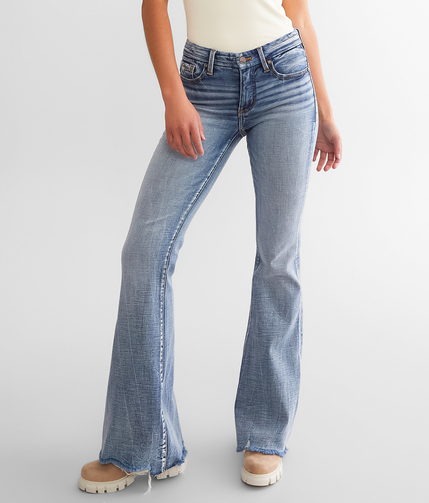 Buckle Black Fit No. 53 Flare Stretch Jean - Women's Jeans in Erath