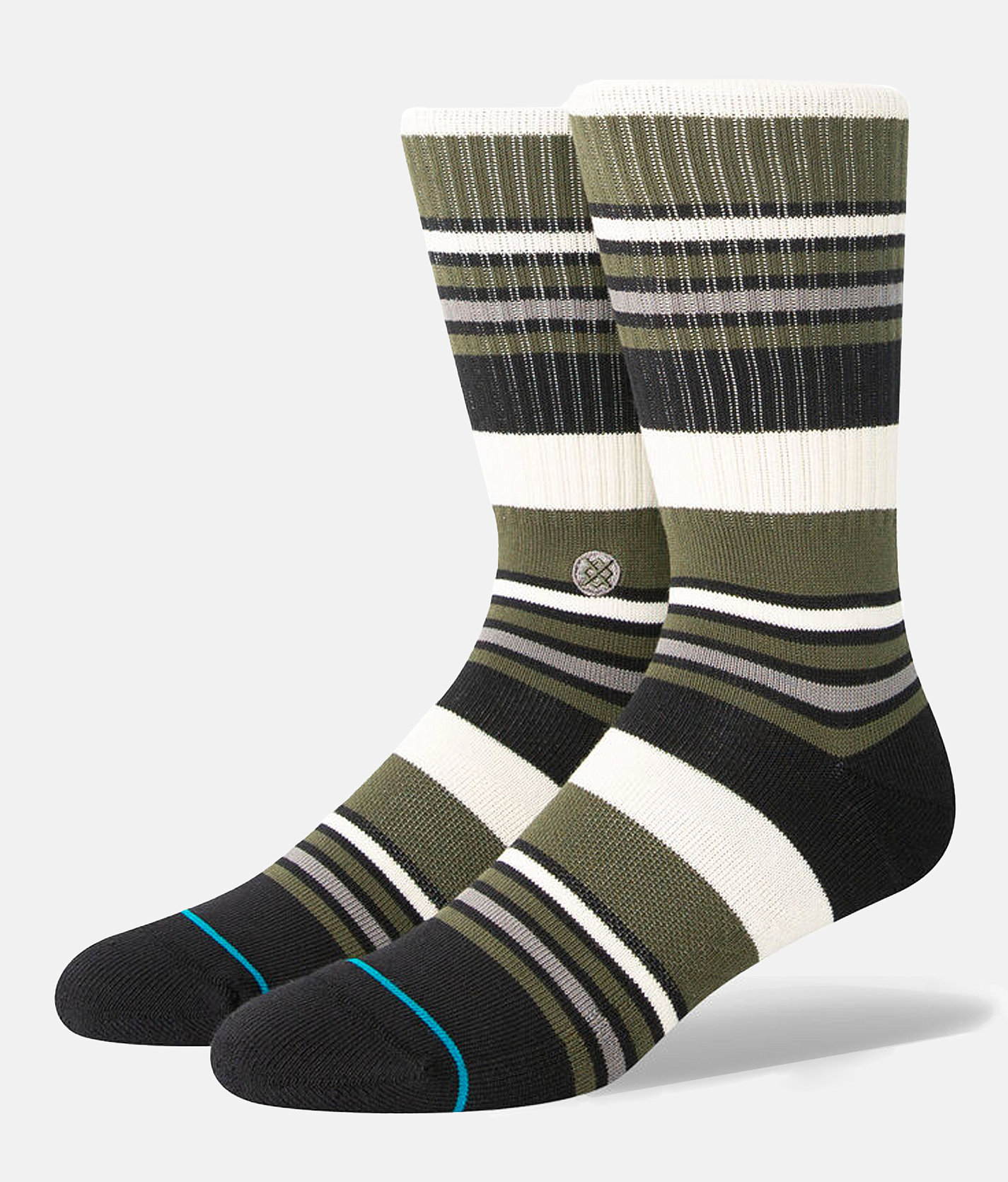 Stance Mossy Socks - Men's Socks in Dark Green