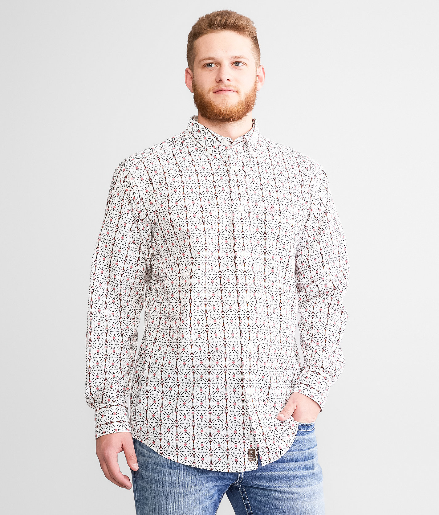 Ariat Edgar Western Shirt - Men's Shirts in White