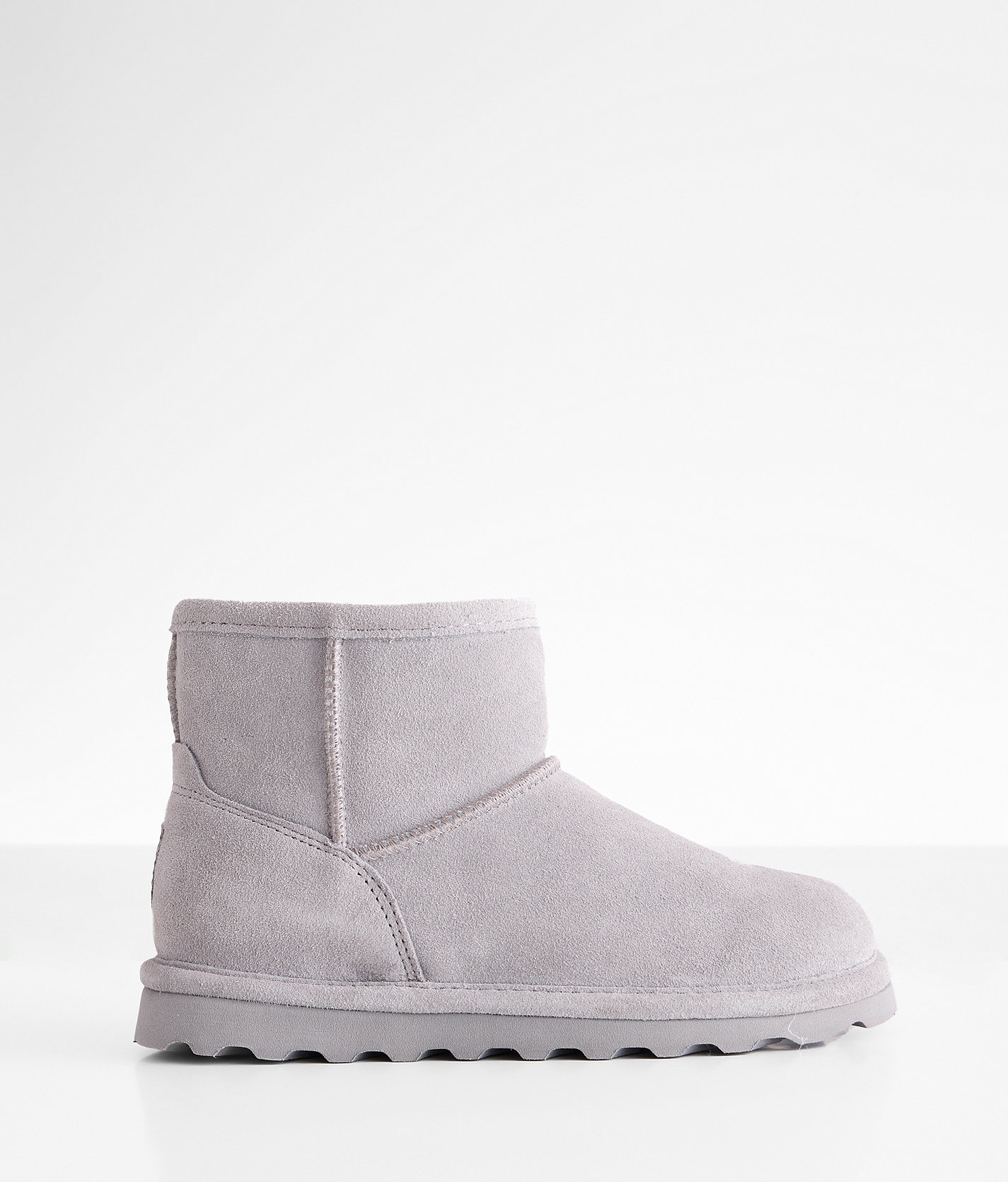 Girls - Bearpaw Alyssa Suede Ankle Boot - Girl's Shoes in Gray Fog