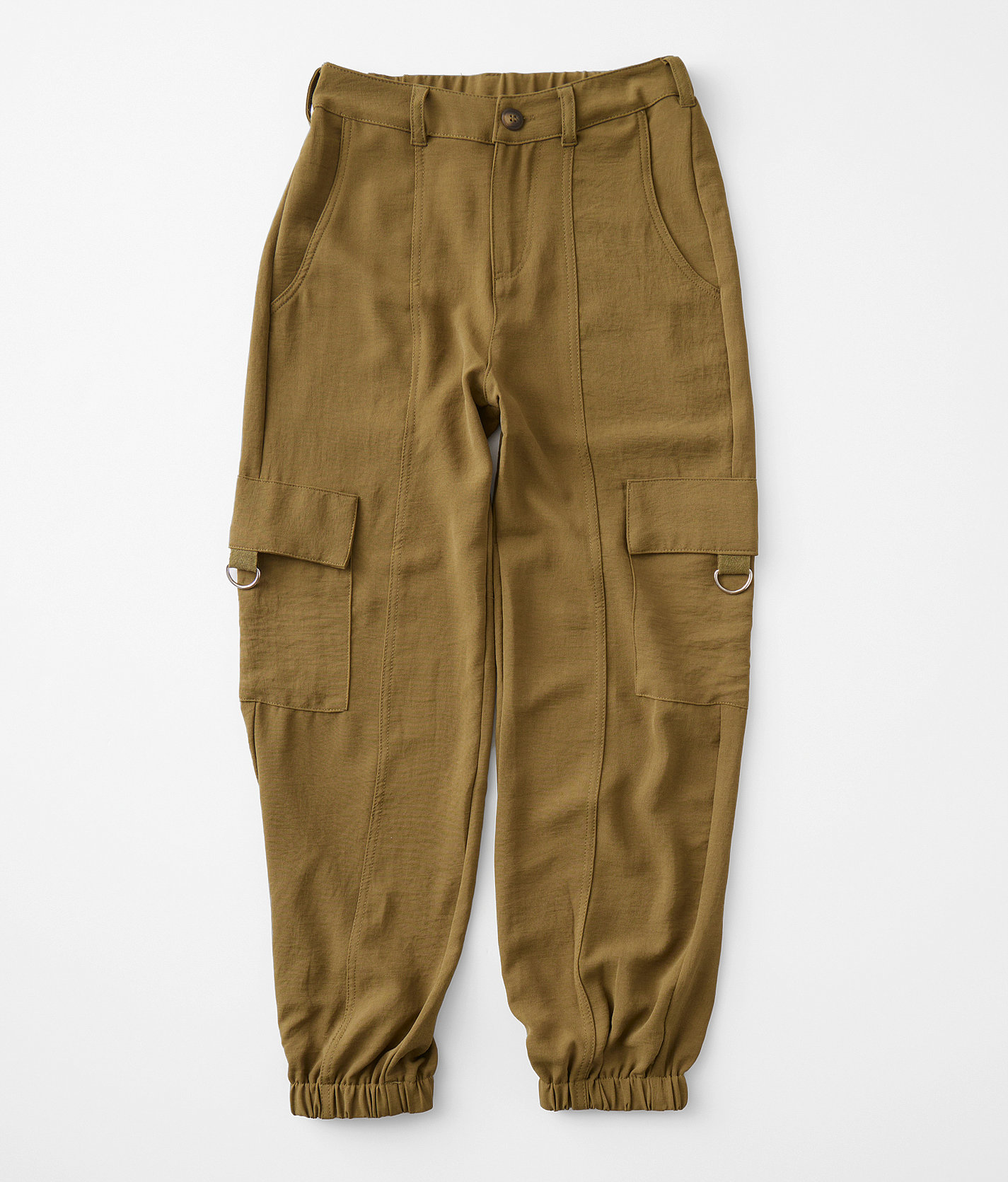 Girls - Willow & Root Cargo Jogger - Girl's Pants in Light Olive
