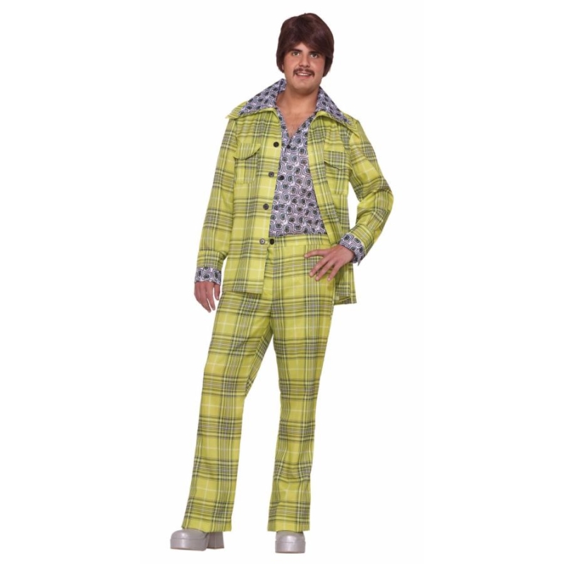 Leisure Suit 70'S Plaid