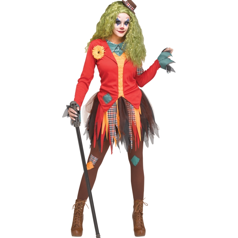 Women's Rowdy Clown Costume
