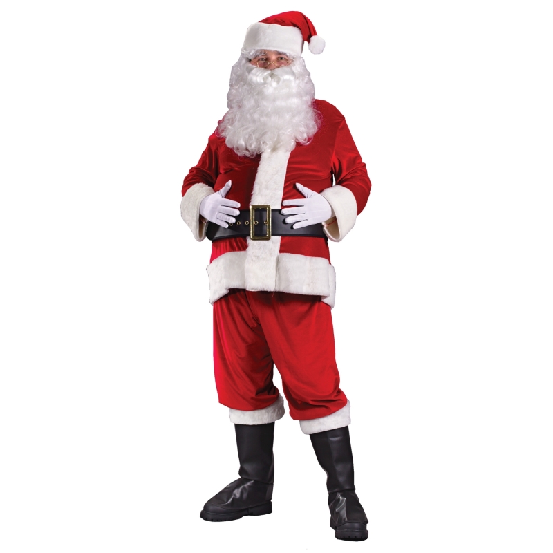 Santa Suit Rich Velvet Plus Size