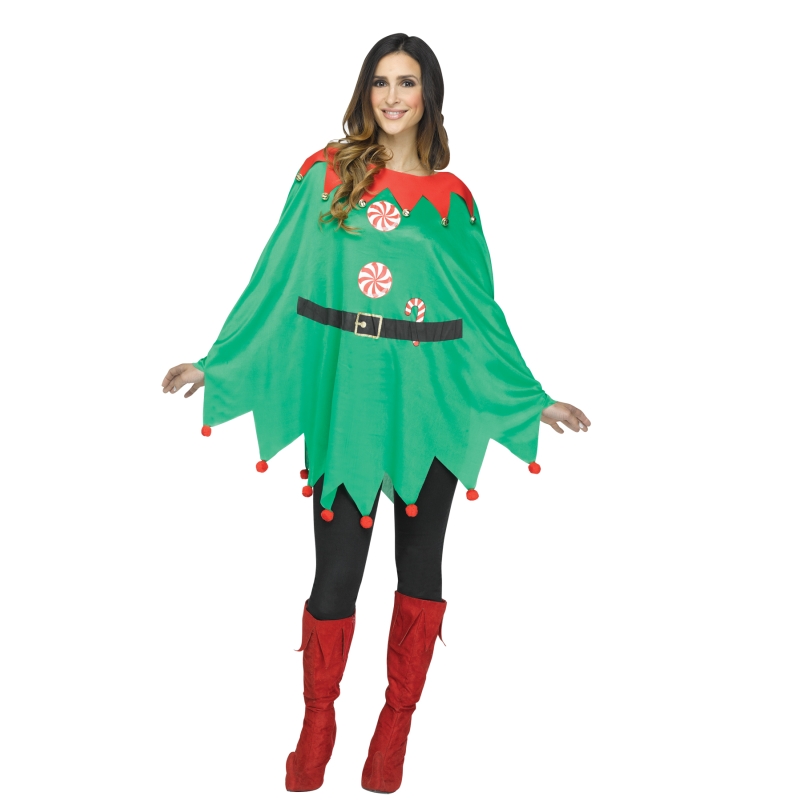 Elf Poncho Adult