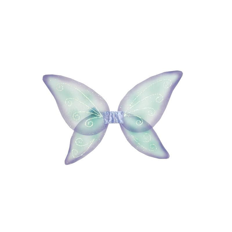 Wings Child Fairy Blue Green