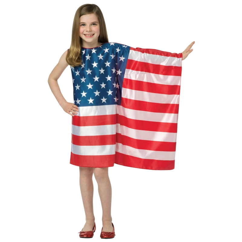 Usa Flag Dress 7-10