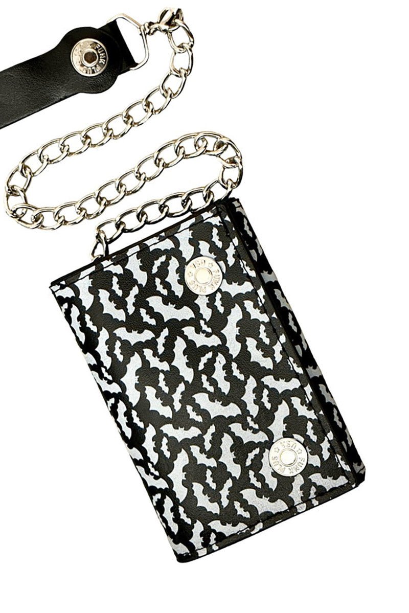 Ghost Bats Biker Wallet [WHITE]