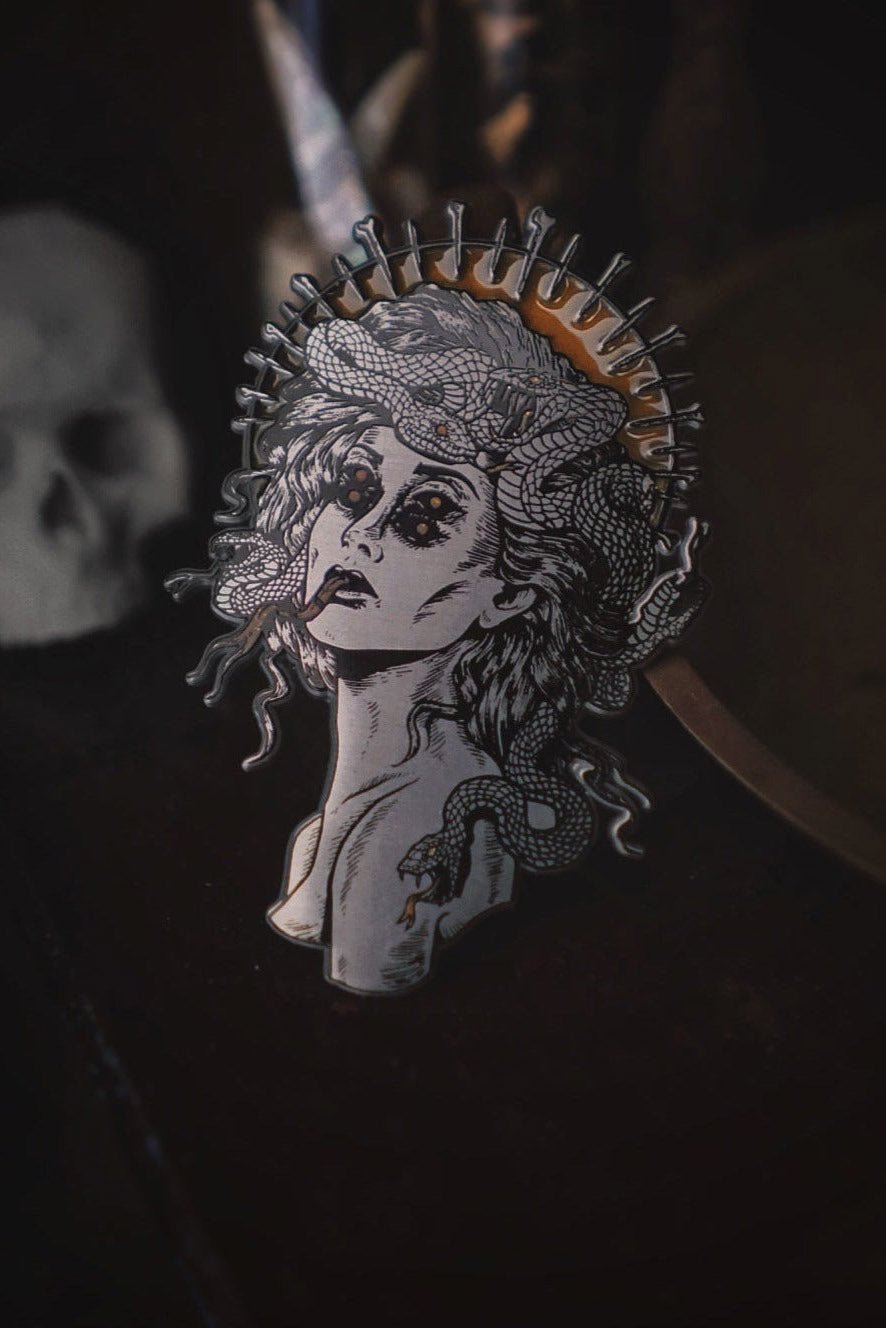 Glowing Medusa Pin