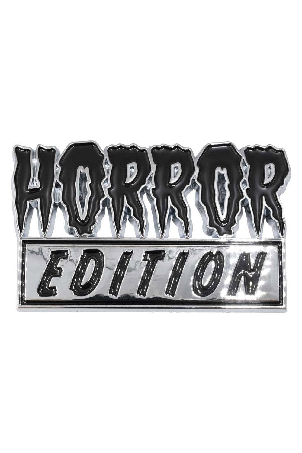 Horror Edition Chrome Stick On Emblem