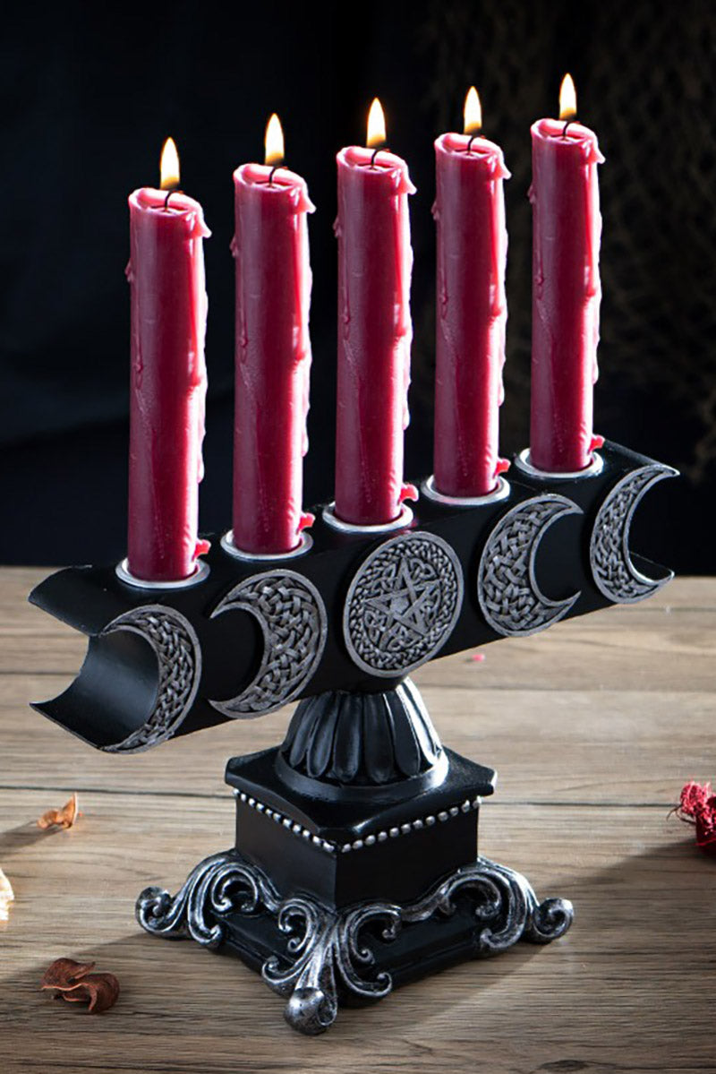 Triple Moon 5 Candleholder