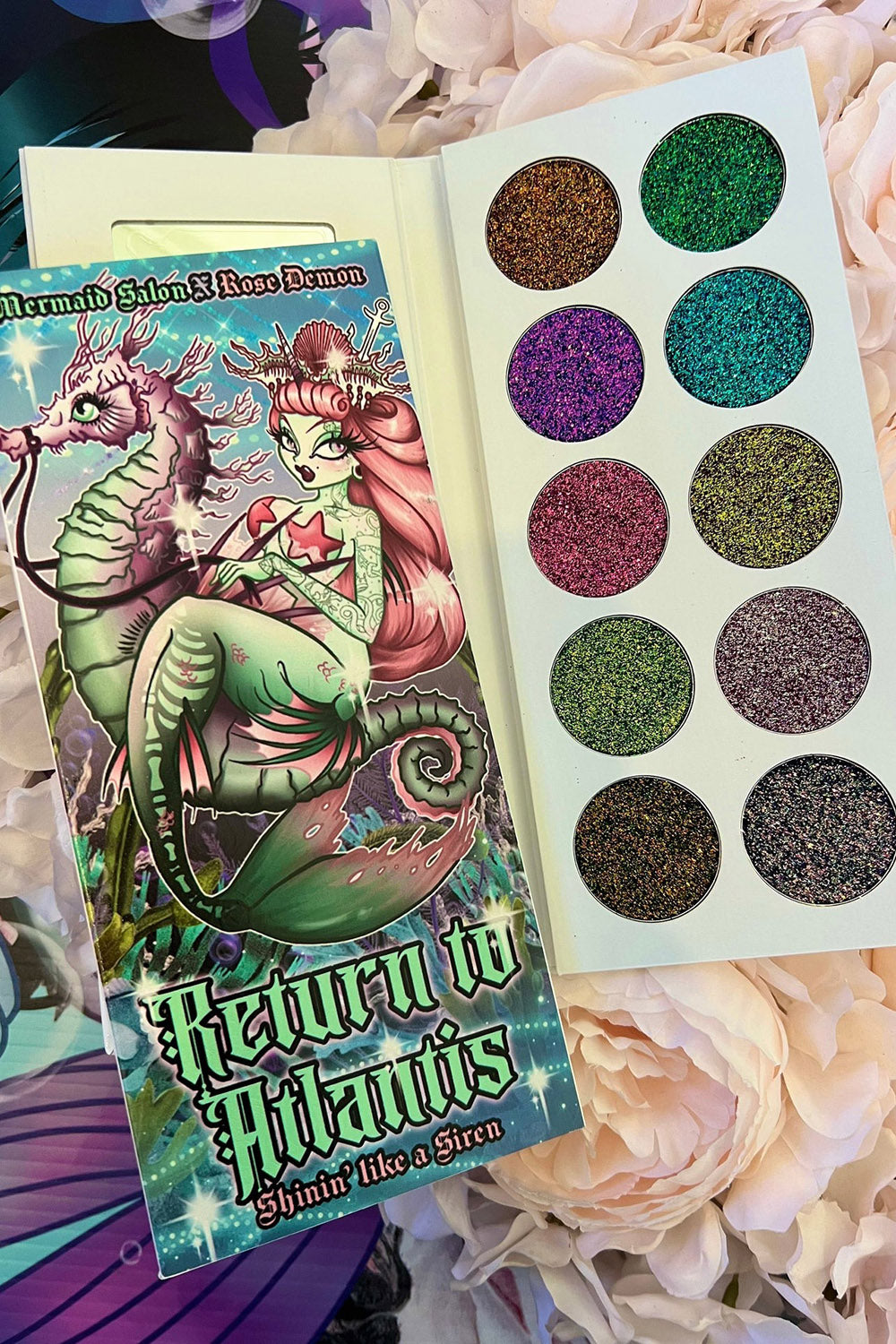 Return To Atlantis Chrome Glitter Palette