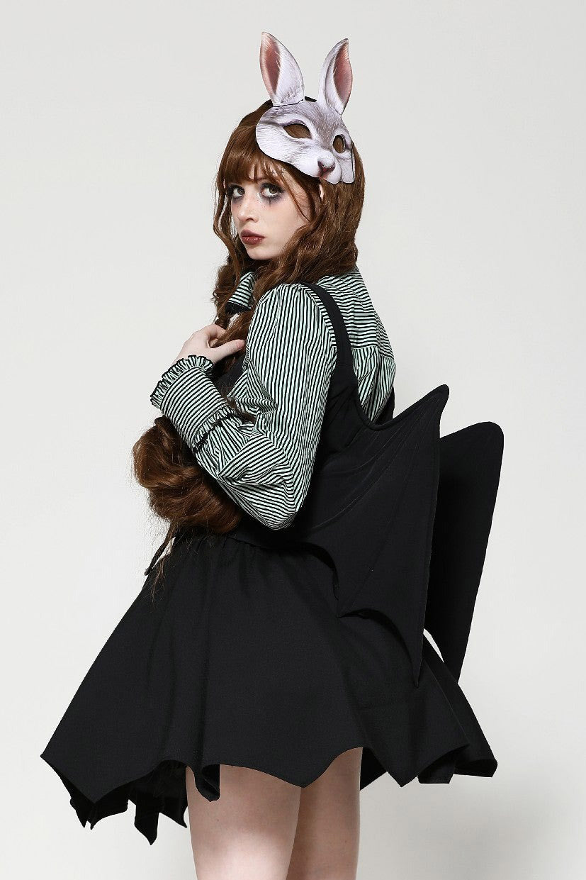 Lace-Up Batwing Vest