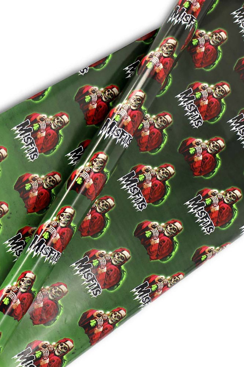 Misfits Crimson Cringle Wrapping Paper