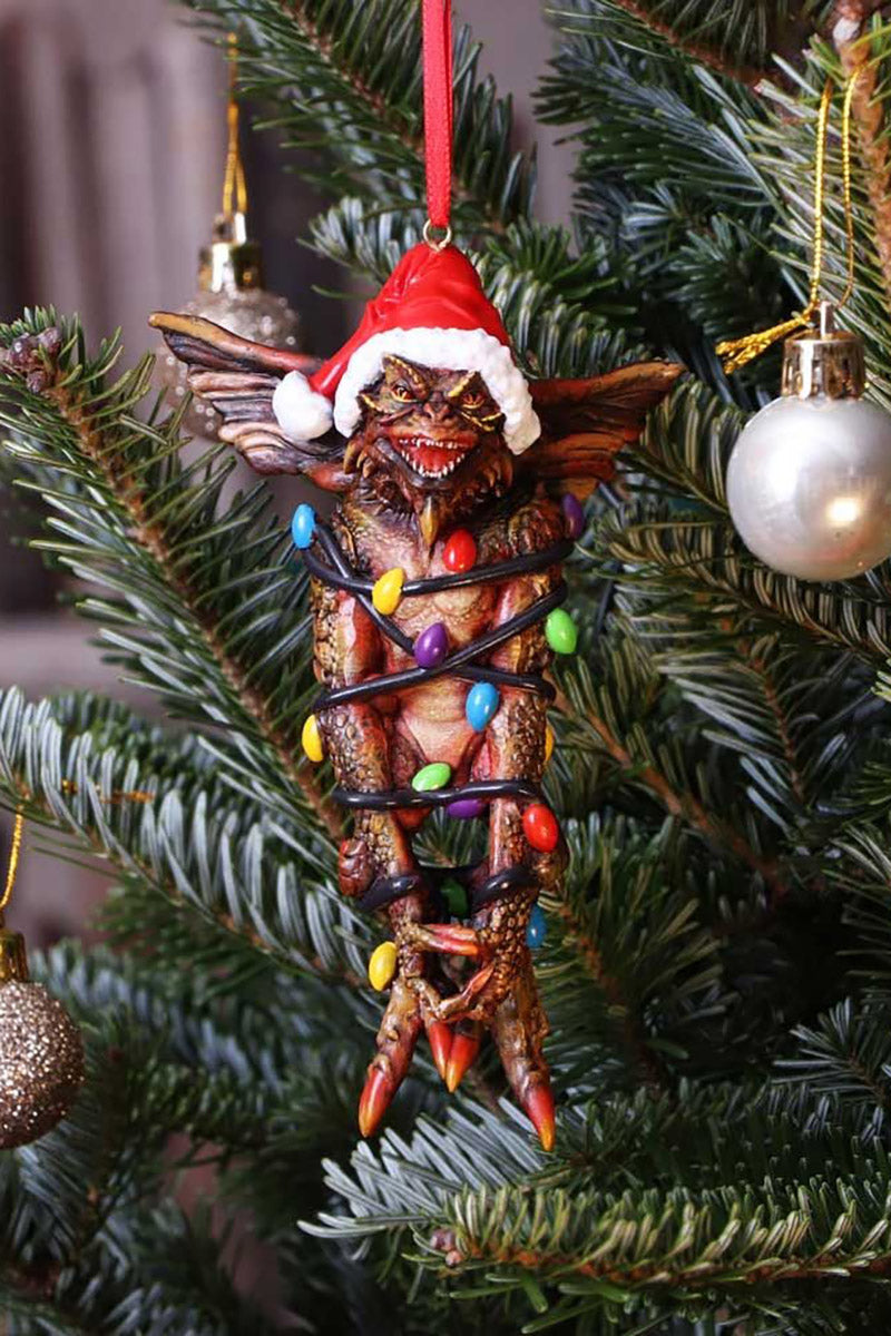 Gremlins Mohawk in Fairy Lights Hanging Ornament