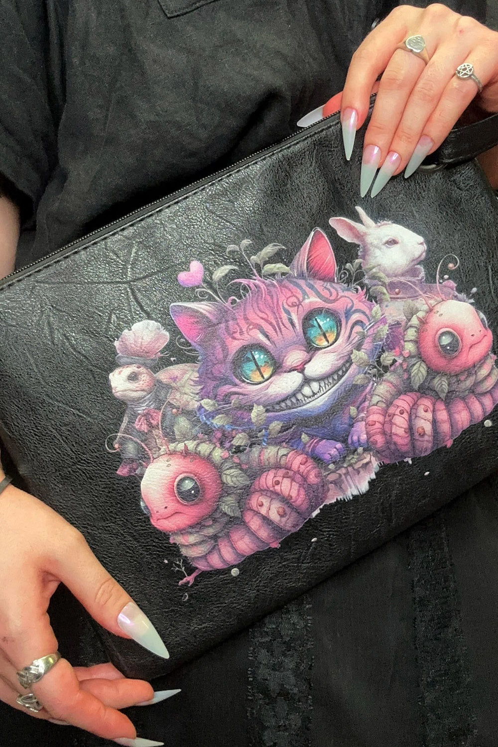 Wonderland Cheshire Cat Clutch Bag