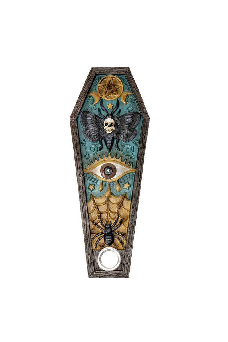 Moth Coffin Incense Burner