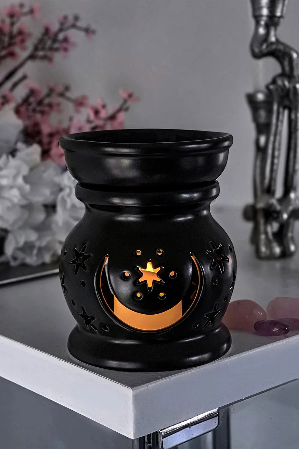 Crescent Stone Wax Burner