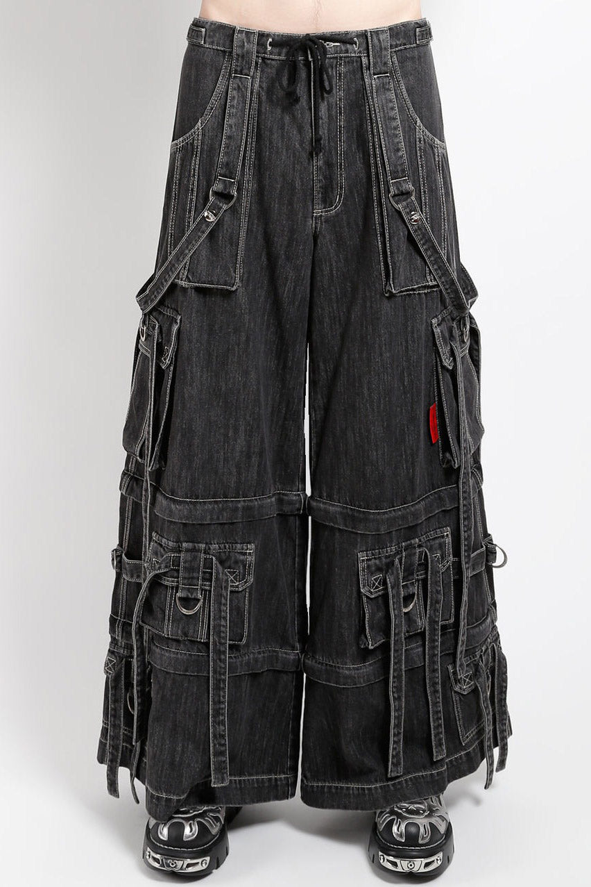 Tripp NYC Ring Strap Pants [Black Denim]