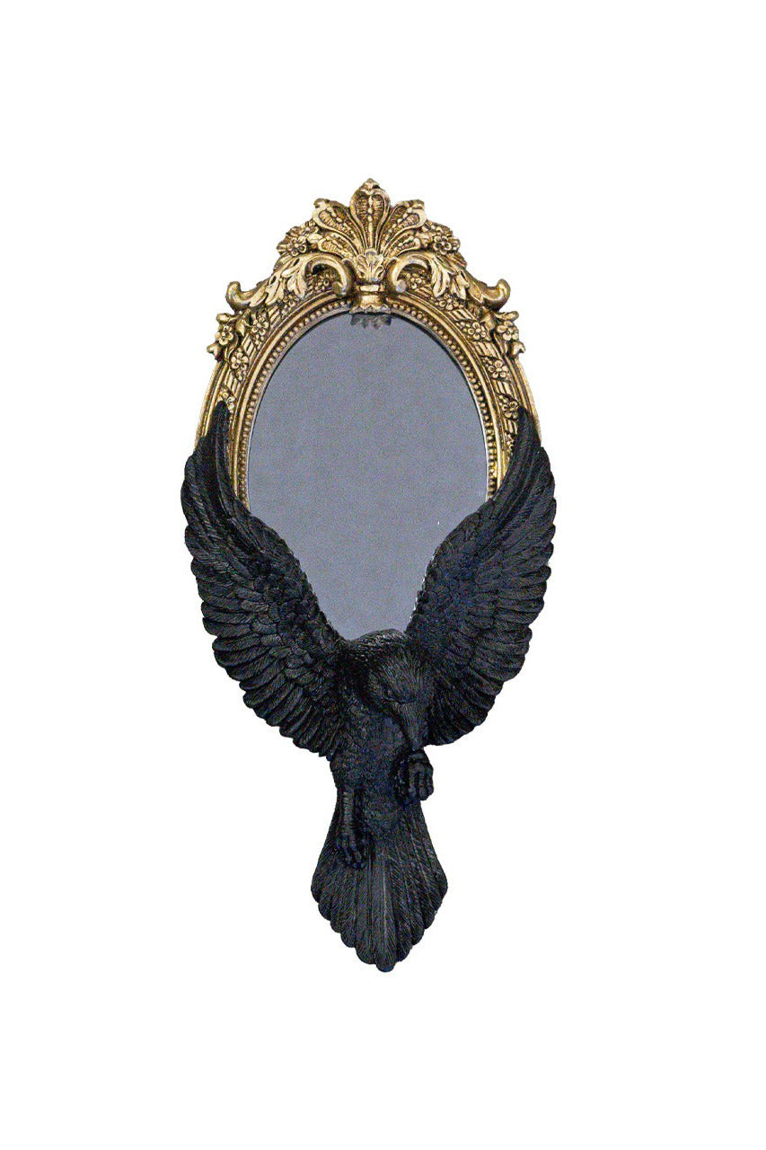 Raven's Gaze Hand Mirror