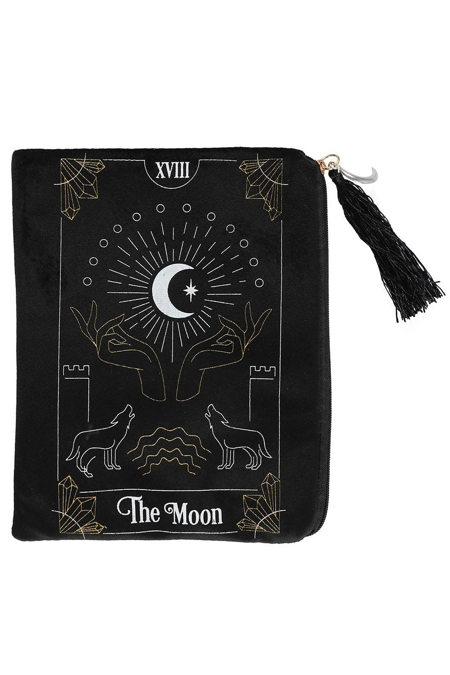 The Moon Tarot Card Zipper Pouch