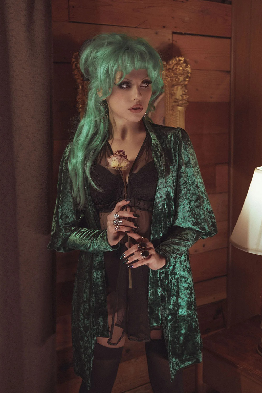 Wicked Witch Cardigan [EMERALD]