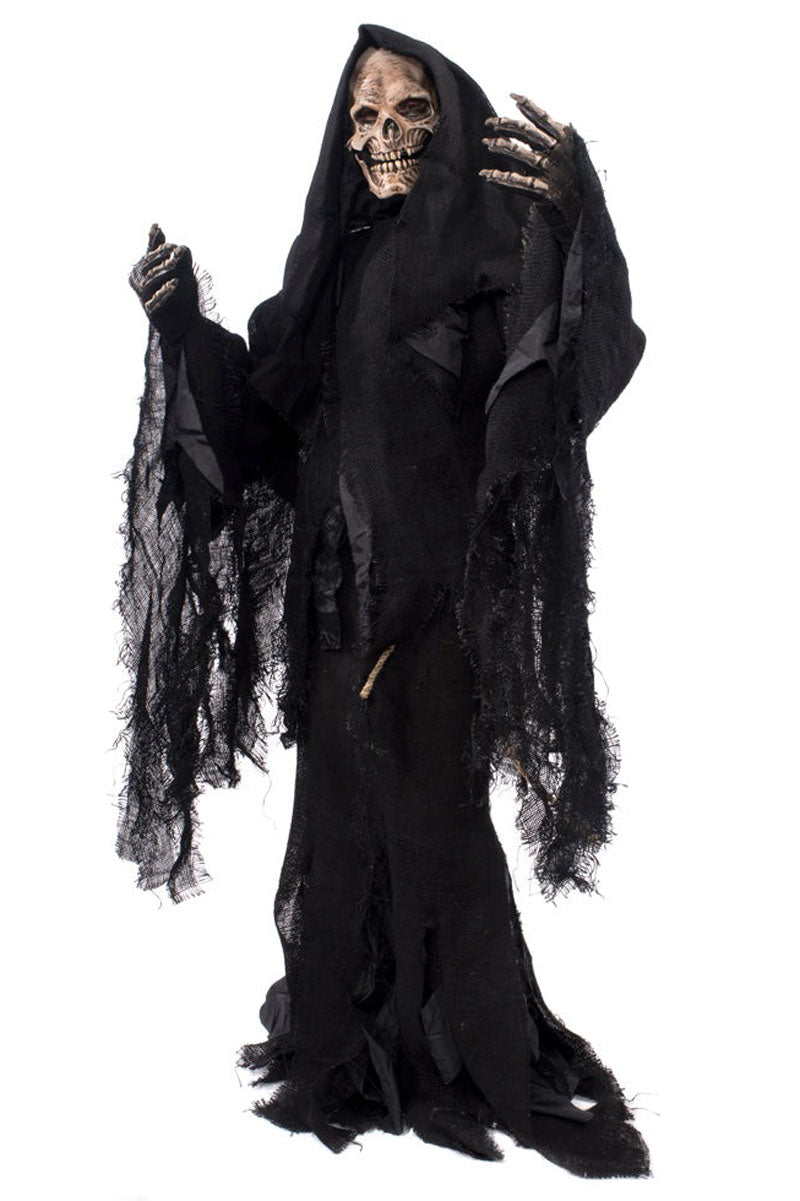 Grim Reaper Kit - Mask w/ Moving Head, Hands, Full Gown