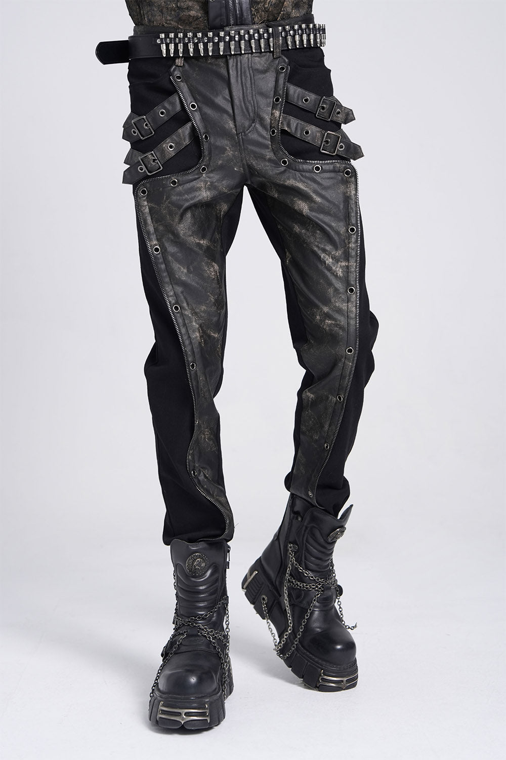 Leviathan Distressed Punk Pants