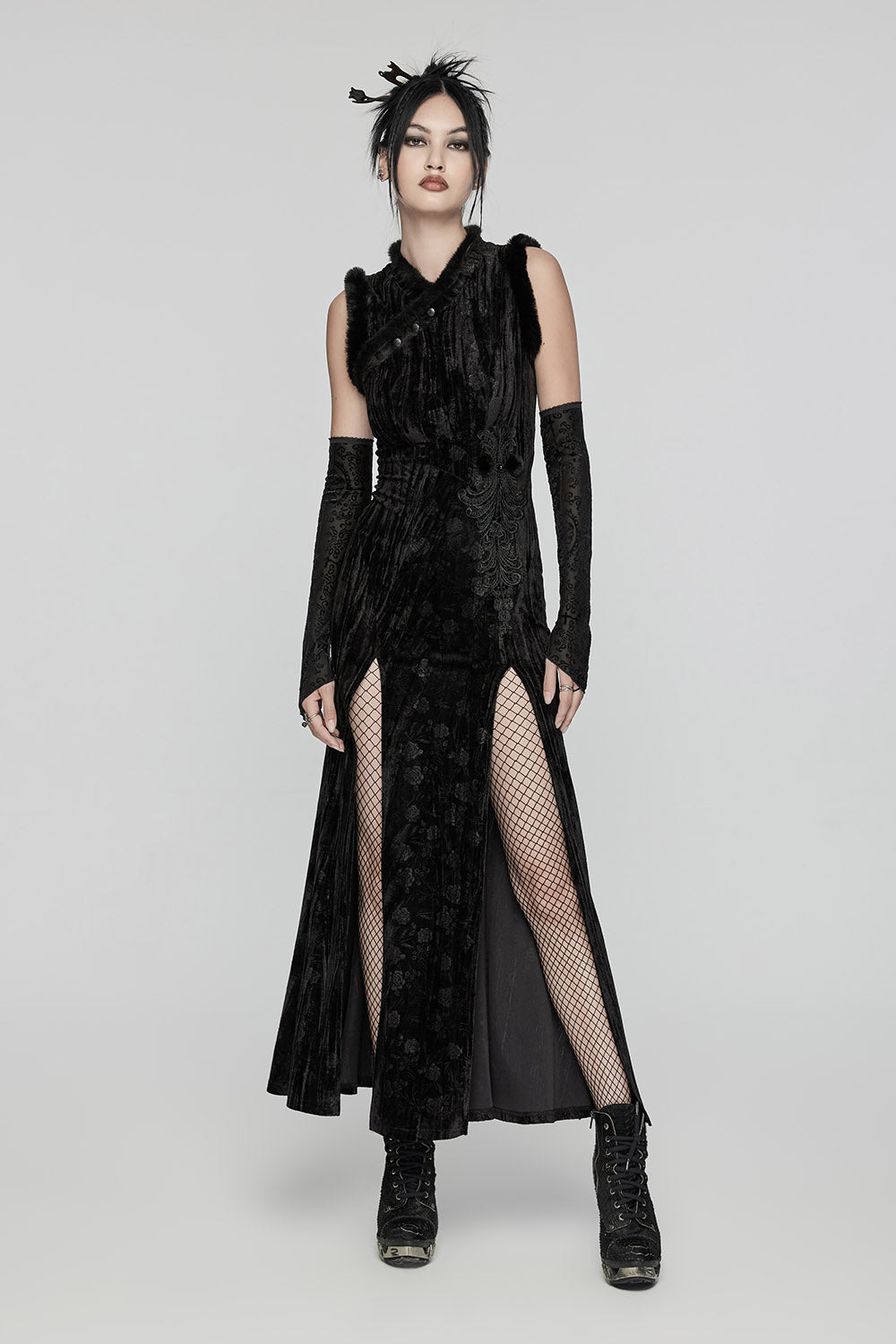 Sanctum Gothic Dress & Glove Set